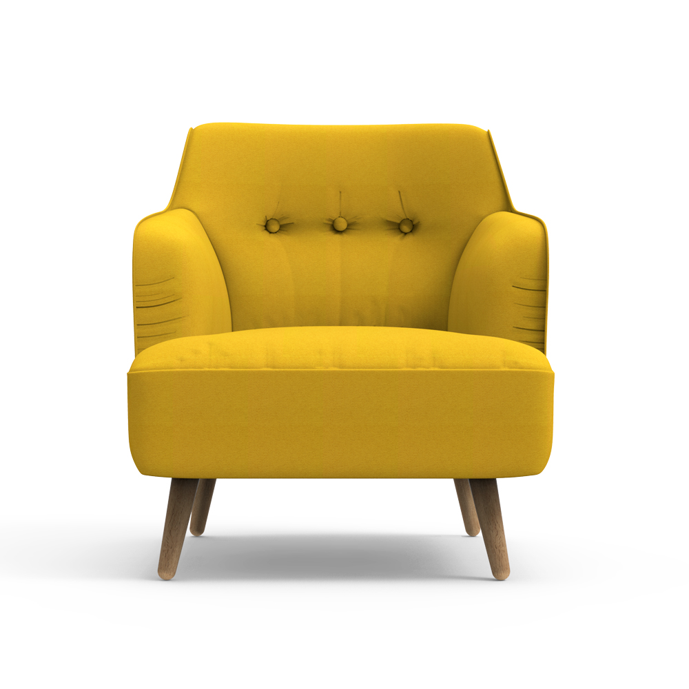 Haven Arm Chair-Yellow